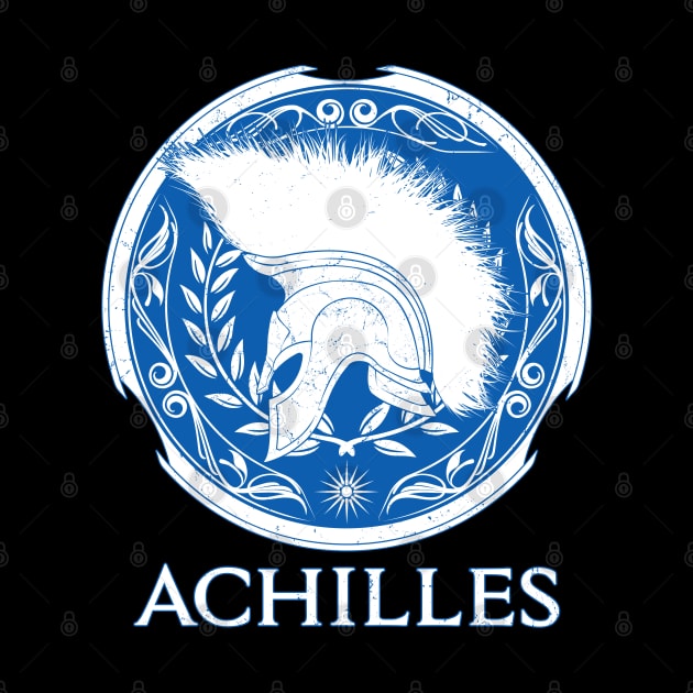 Achilles Greek Warrior by NicGrayTees