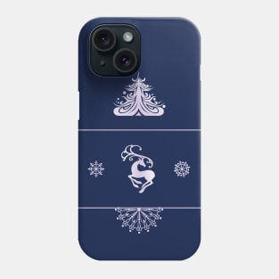 Christmas Tree and Reindeers Phone Case