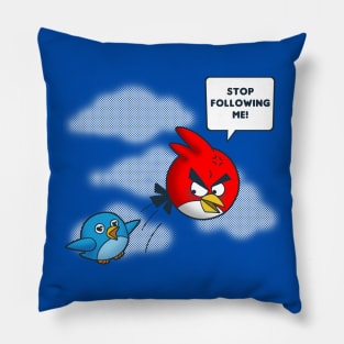 Funny Video Game Social Media Mashup Parody Cartoon Pillow