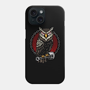 owl and piston Phone Case