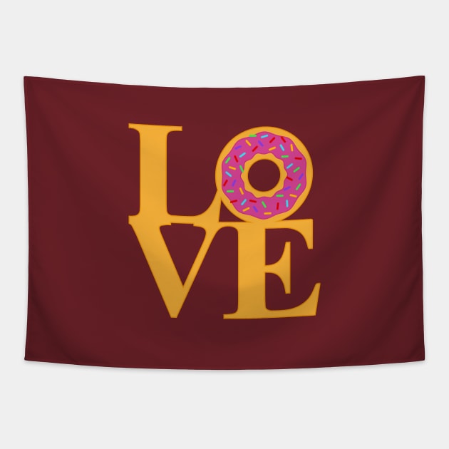 Love Donuts Tapestry by Woah_Jonny