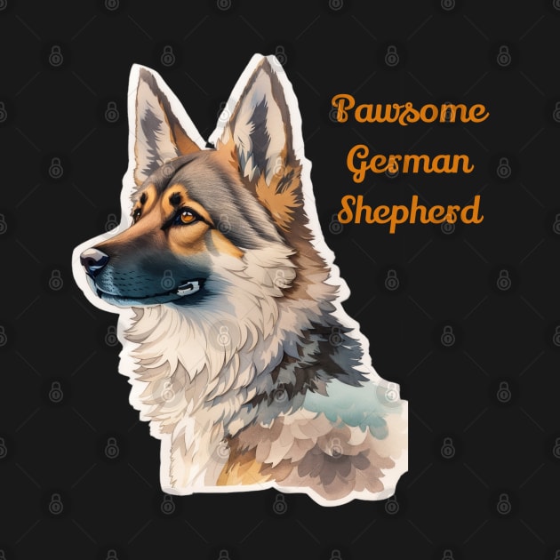 Pawsome German Shepherd by MitsuiT