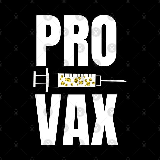 PRO VAX Smiley :) by TJWDraws