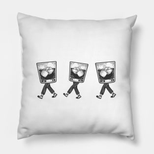 On The Rocks walking drink glasses with legs Pillow