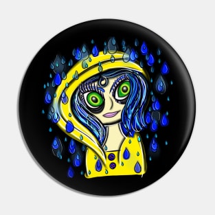 Raindrops and Crazed Thoughts Pin