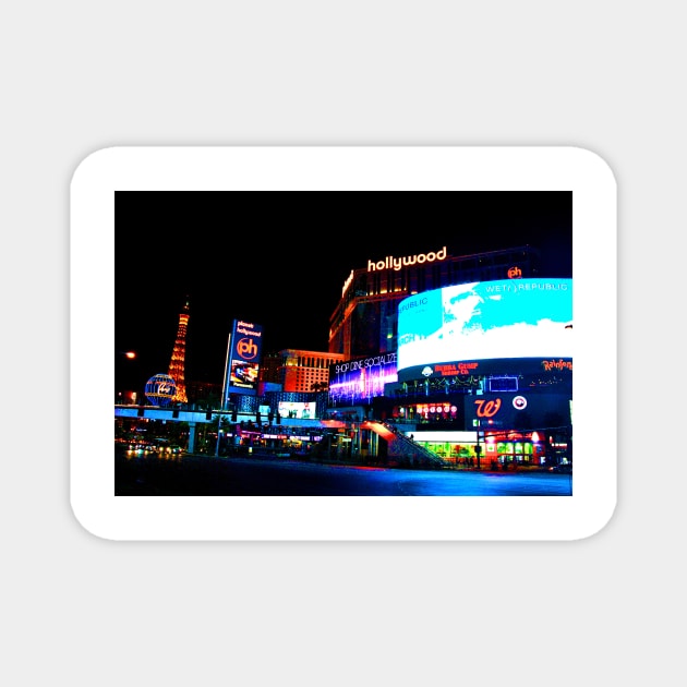 Planet Hollywood Hotel Las Vegas Strip United States of America Magnet by AndyEvansPhotos