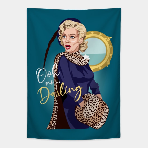 MARILYN Darling Tapestry by Tiro1Linea