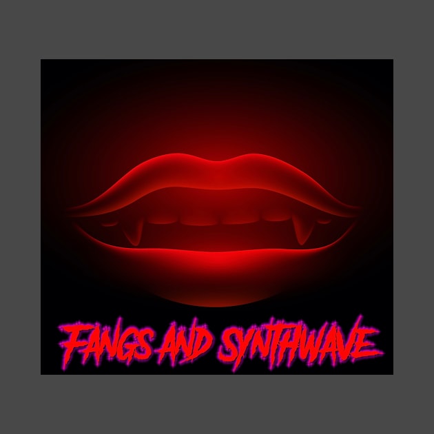 Fangs and Synthwave Mouth by Electrish