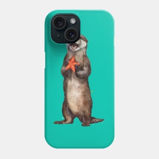 Otterly delighted Otter Phone Case