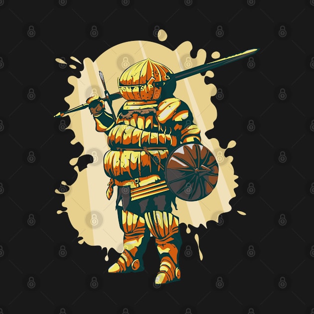 Clean golden Onionknight by RarieDash