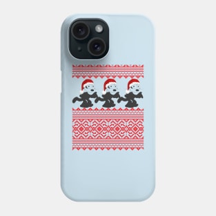 Felix The Cat Ugly Christmas Sweater Phone Case