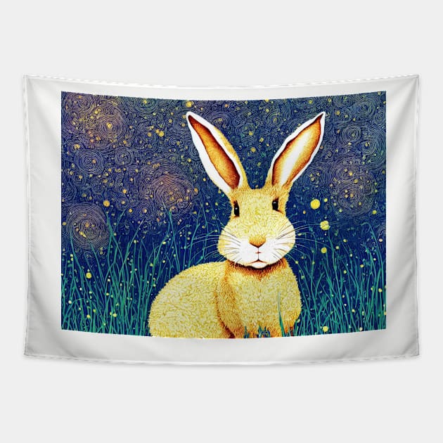 Sweet Rabbit Tapestry by rachelboucher