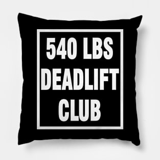 deadlift 540 lbs Pillow