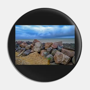 Rocks on the Norfolk coast Pin