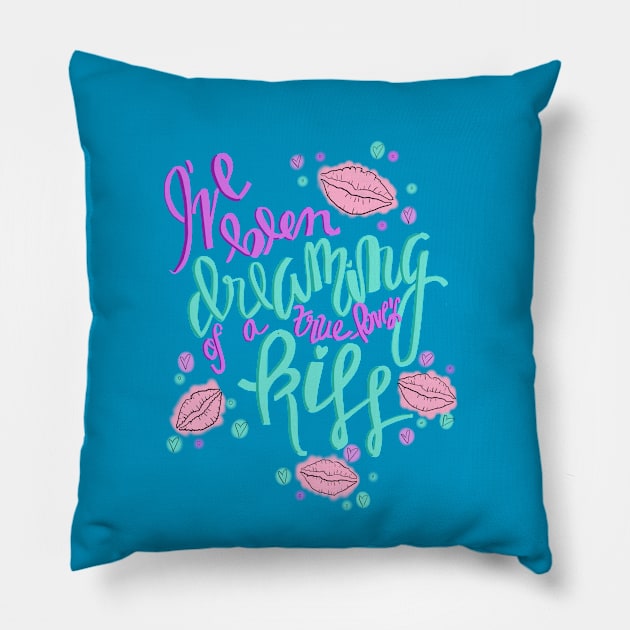 True Love's Kiss Pillow by Funpossible15