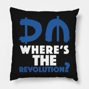Revolution Blue Pillow