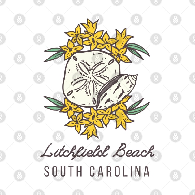 Litchfield Beach South Carolina SC Tourist Souvenir by carolinafound