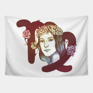 Virgo Zodiac Sign , Virgo Horoscope Astrology Tapestry