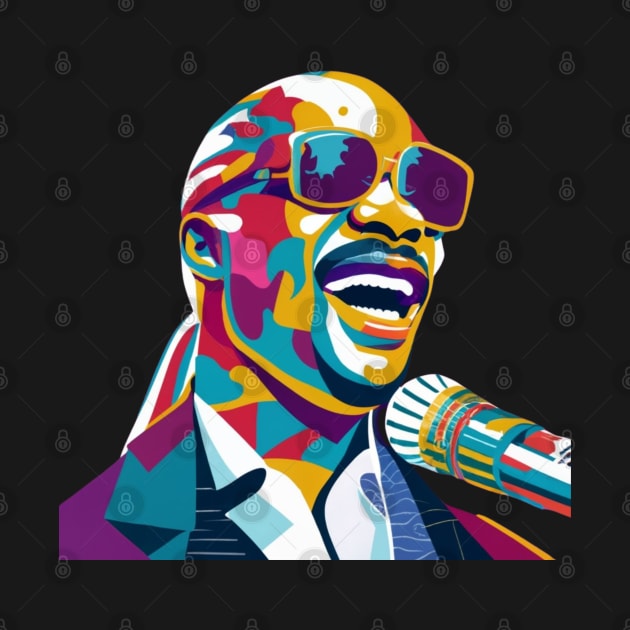 Stevie Wonder WPAP Limit Color by Aldrvnd