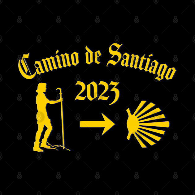 Camino de Santiago de Compostela Female Pilgrim 2023 by Brasilia Catholic