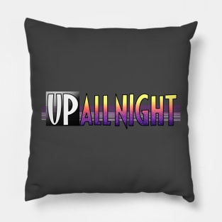 Up All Night comic logo #2 Pillow