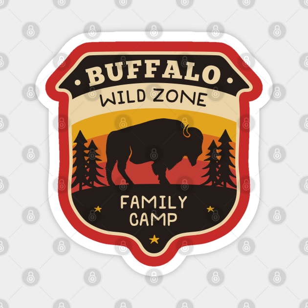 buffalo wild zone Magnet by MSC.Design