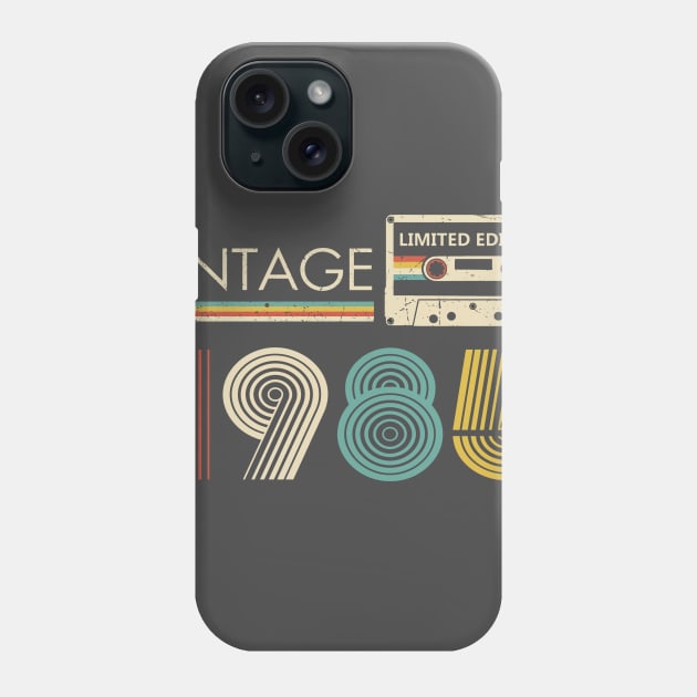 Vintage 1985 Limited Edition Cassette Phone Case by louismcfarland