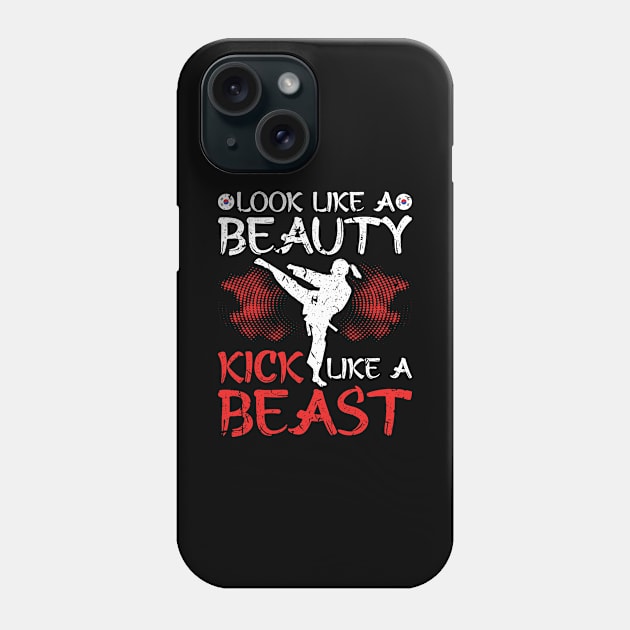 Taekwondo Girl Women Tang Soo Do Martial Arts Phone Case by Humbas Fun Shirts