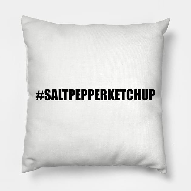 SaltPepperKetchup Pillow by GrandMoffKnox