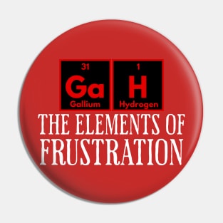 GaH: The Elements of Frustration Pin