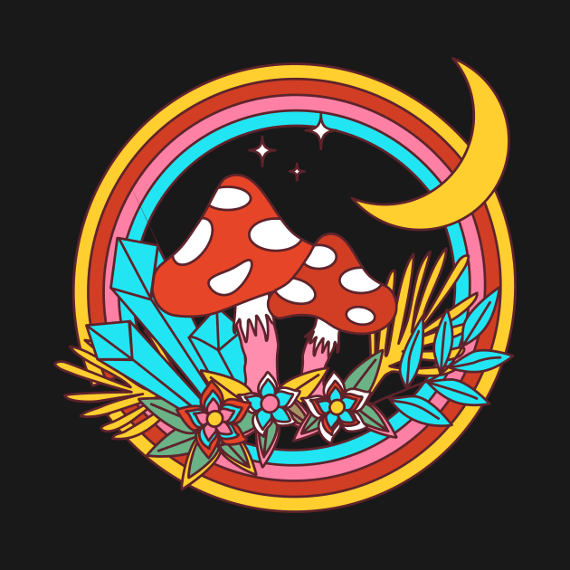 Trippy Mushrooms by emanuelacarratoni