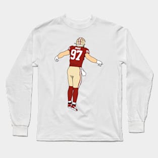 YoursOnDemandShop Bosa Youth Long Sleeve T-Shirt | 49ers | San Francisco | Nick | Made to Order with Love