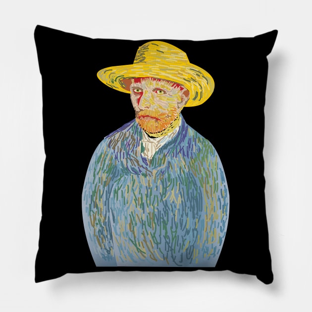 Vincent Van Gogh Pillow by mypointink