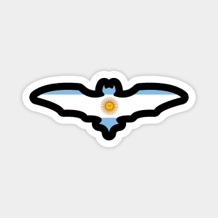 Bat Flag of Argentina Magnet