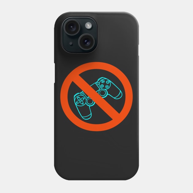 Anti-PS4 Phone Case by LefTEE Designs