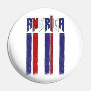 America Stripes Pin