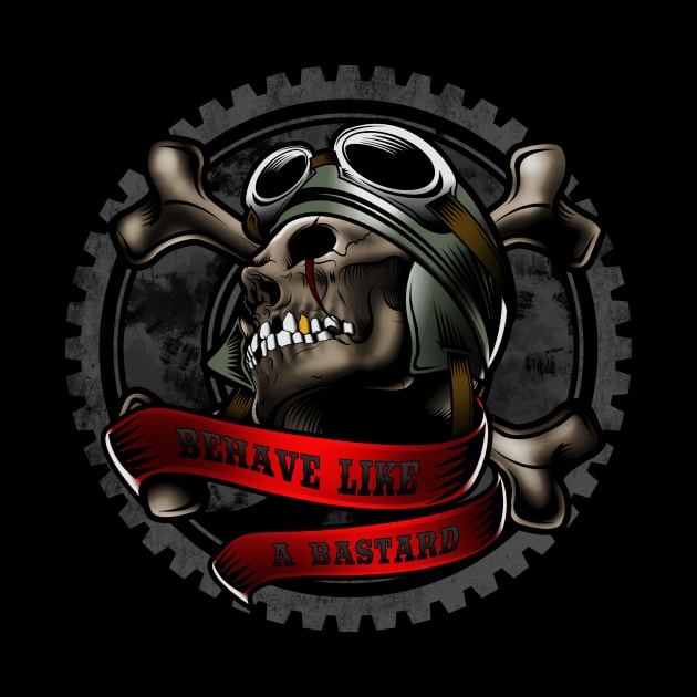 Bastard bikers t-shirt by KANDIM'S Studio