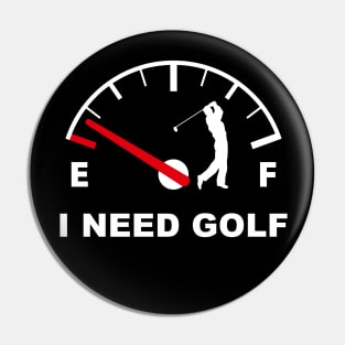 Funny Golf print Pin