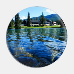 Beauvert Lake and Resort, Jasper National Park, Rocky Mountains, Alberta, Canada Pin