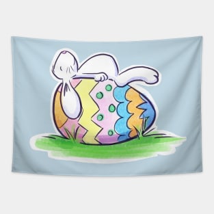 Sleeping Easter Bunny Tapestry