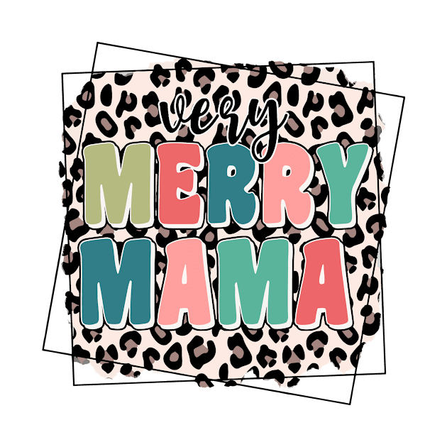 Very Merry Mama Leopard Mother by TuckerMcclainKNVUu