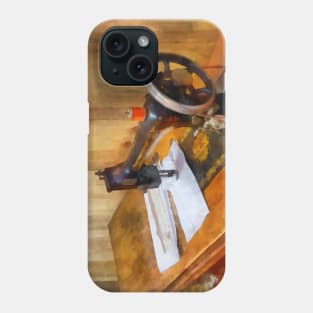 Sewing Machine With Orange Thread Phone Case