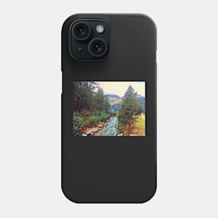 River in the mountains Phone Case