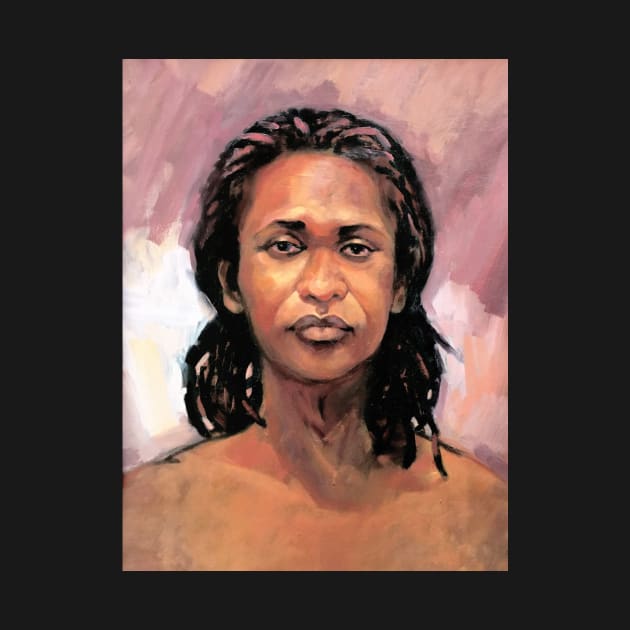 Portrait of Kuntamare ~ oil painting by rozmcq
