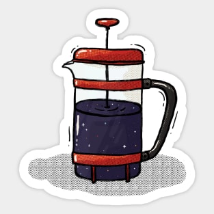French Press / Coffee Sticker for Sale by TypeOfJoy