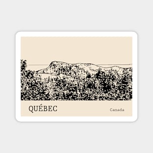 Quebec Canada Magnet