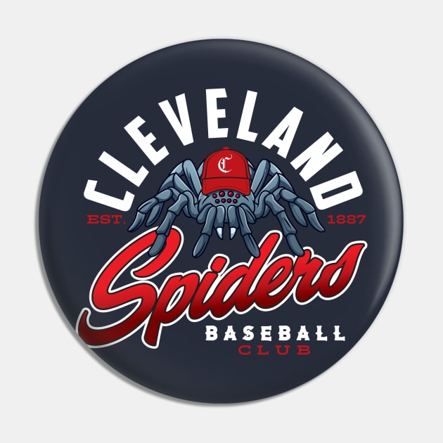 Cleveland Spiders Pin by MindsparkCreative