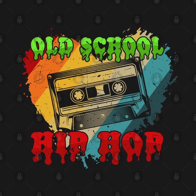 Old School Hip Hop Retro Cassette by BadDesignCo