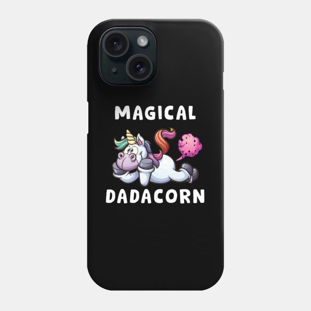 Magical Dadacorn Funny Farting Father's Day Gift for Dad Phone Case by unicorn shirt