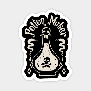 Spooky Potion Maker Design Magnet